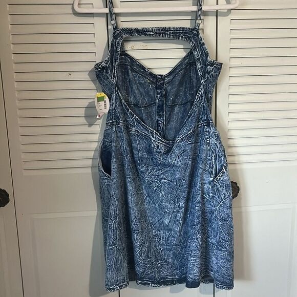 Vintage 90s bongo cute summer dress, has some stretch to it , button up front XL - Picture 6 of 9